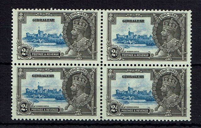 Image of Gibraltar SG 114/114c UMM British Commonwealth Stamp